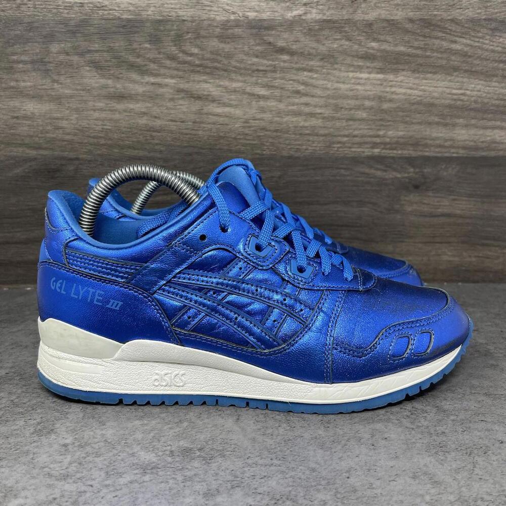 Asics Gel Lyte 3 Sneakers Womens Size 7.5 Blue Running Shoes H6E5L - Picture 5 of 11